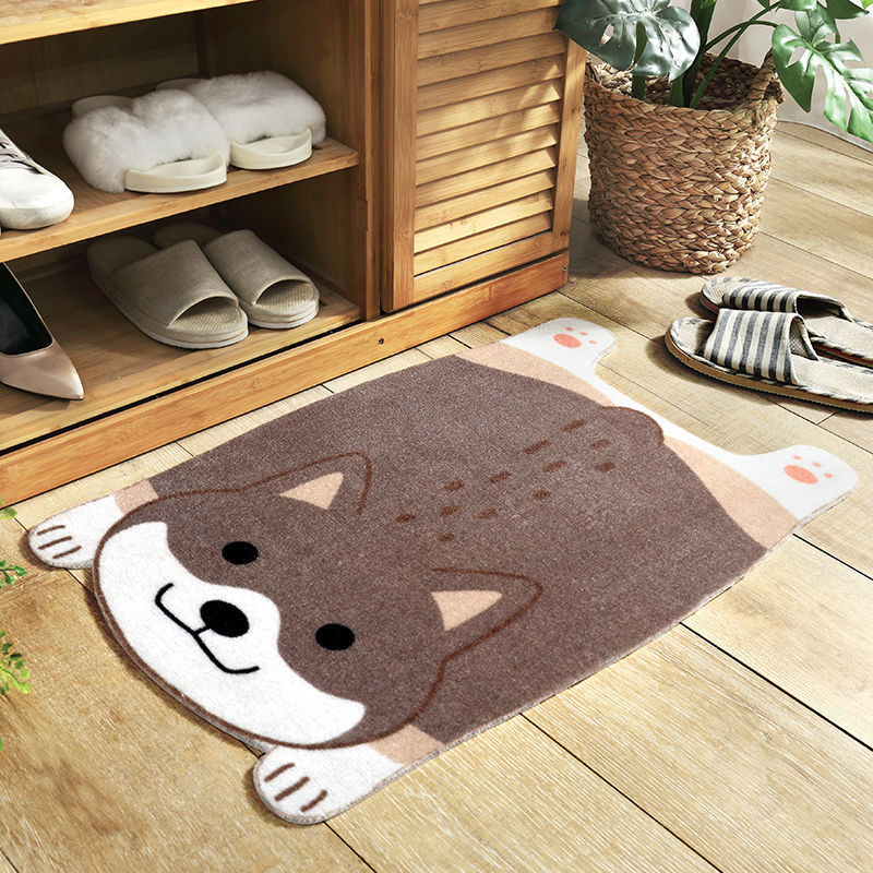 Cute Corgi Shiba Inu Doormat — Soft Anti-Slip Rug