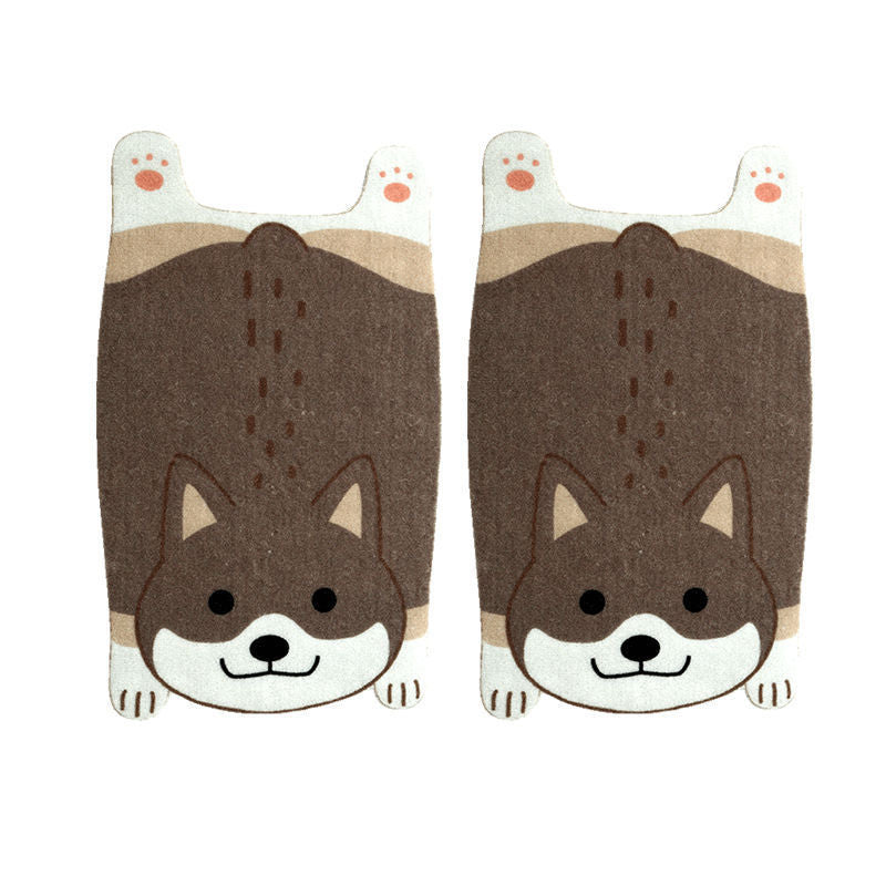 Cute Corgi Shiba Inu Doormat — Soft Anti-Slip Rug