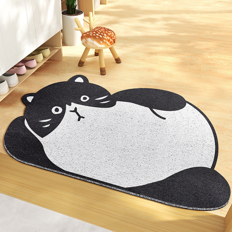Cute Animal Shaped Rug — Panda, Cat & More Animal Floor Mat