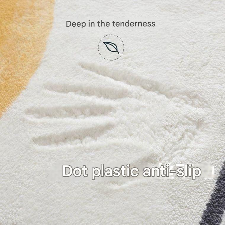 Fruit-Shaped Plush Rug — Banana, Cherry, Eggplant & Watermelon Carpet